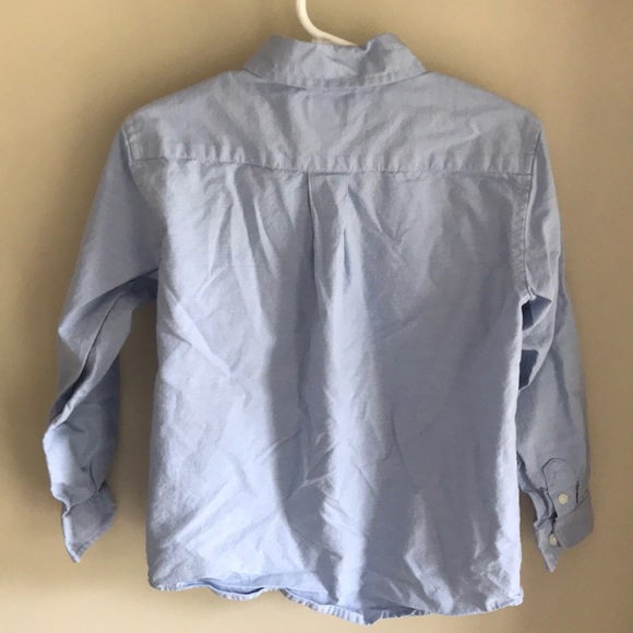 💕HP x2💕Janie and Jack Light blue button down shirt - boys 5 - Picture 4 of 5